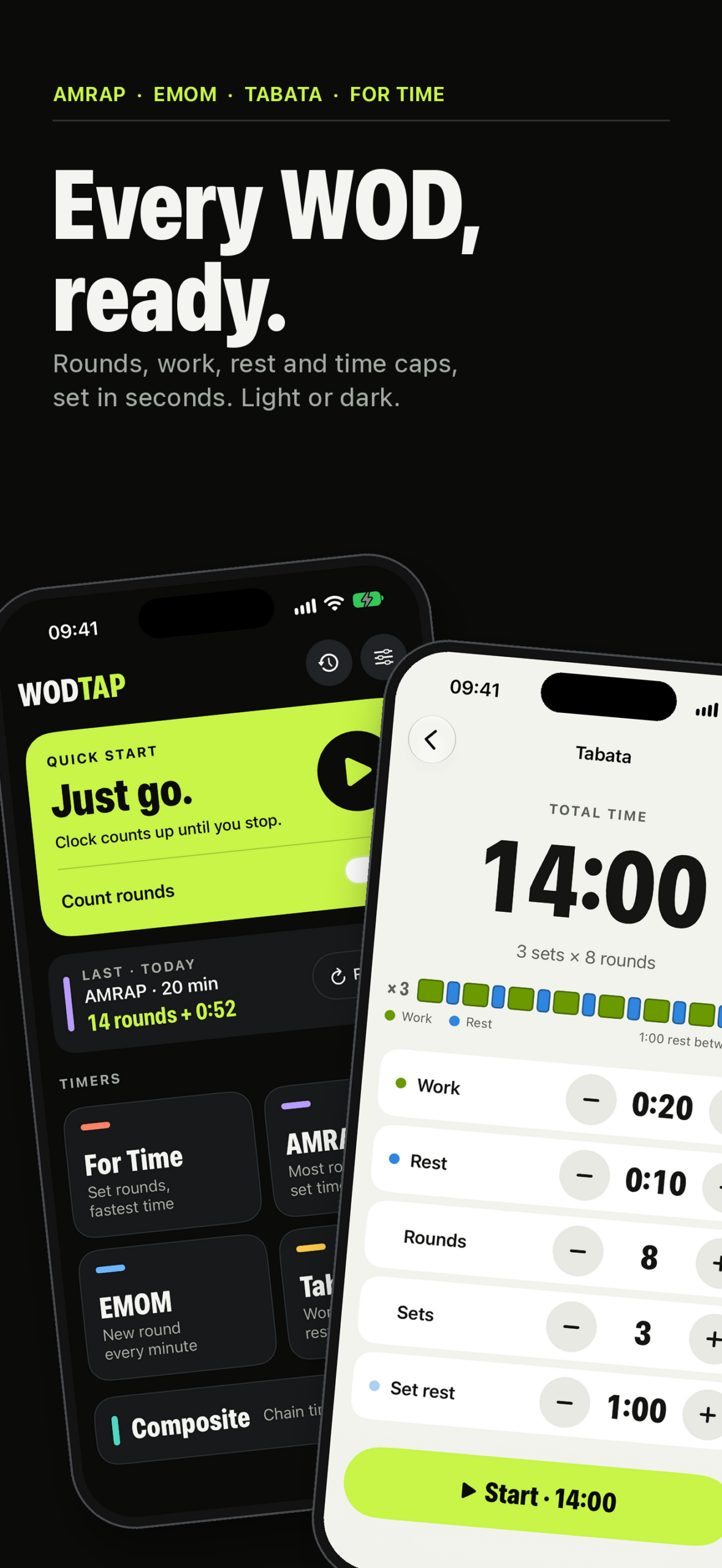 WODTap workout list